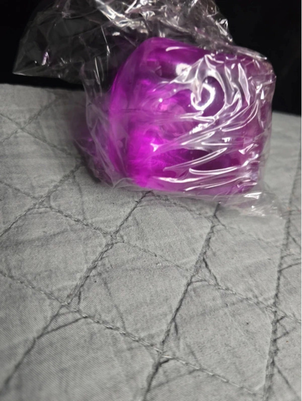 Purple Squish Cube